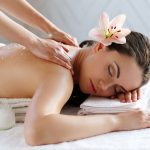 Beauty. Girl in the spa salon